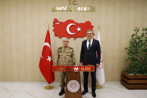 Jandarma Genel Komutanı Orgeneral Çetin’den Vali Ekinci’ye Ziyaret